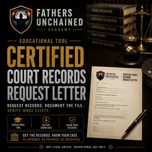 Certified Court Records Request Letter