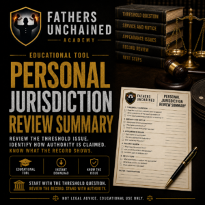 Personal Jurisdiction Review Summary
