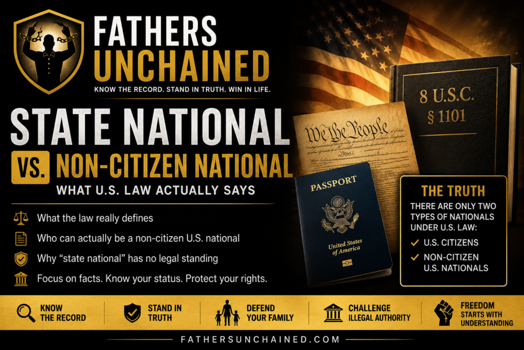 State National versus non-citizen U.S. national under federal law