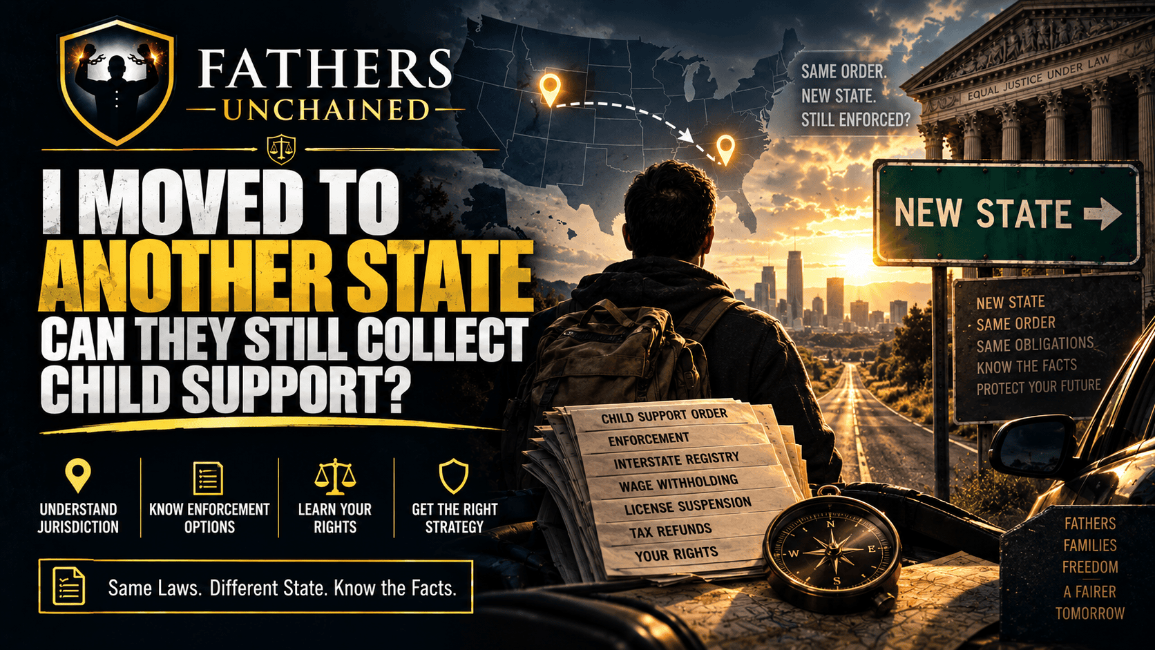 I Moved to Another State — Can They Still Collect Child Support?